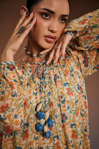 Floral Printed Kurta Set