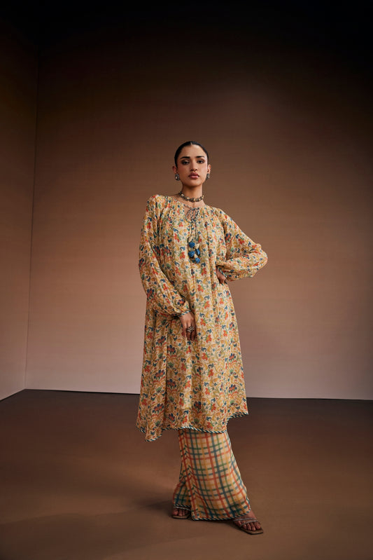 Floral Printed Kurta Set