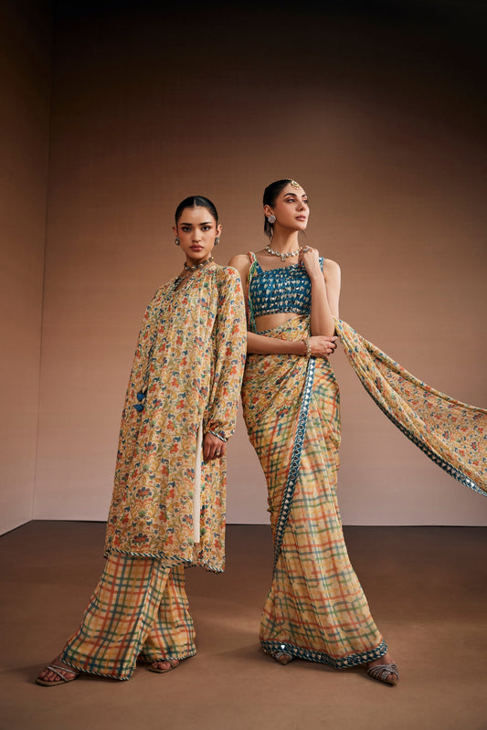 Floral Printed Kurta Set