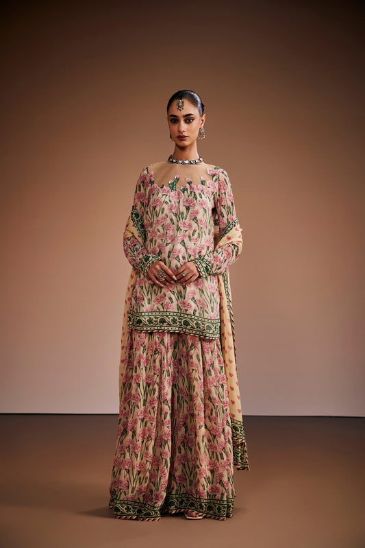 Floral Printed Kurta Set
