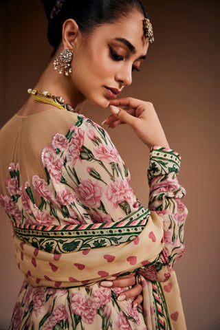 Floral Printed Kurta Set