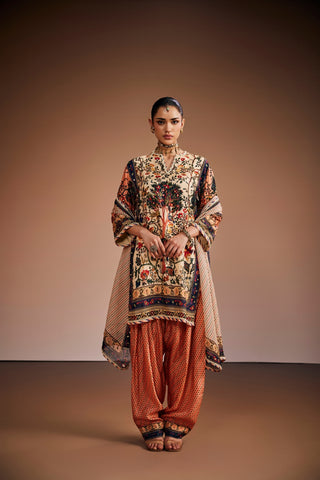 Floral Printed Kurta Set
