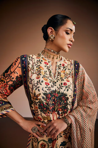Floral Printed Kurta Set