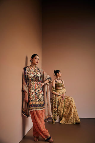Floral Printed Kurta Set